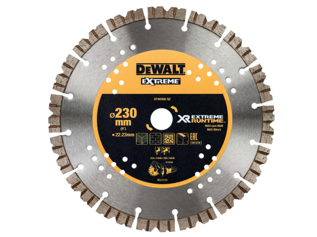 DT40260 Extreme Diamond Cutting Blade 230 x 22.23mm