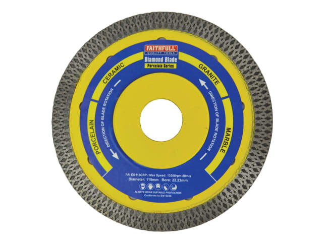 Porcelain Diamond Blade 115 x 22.23mm