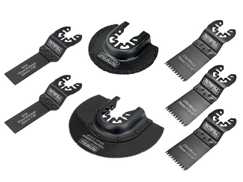 Multi-Function Tool Blade Set, 7 Piece