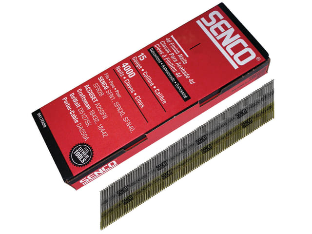 Chisel Smooth Brad Nails Galvanised 15G x 44mm (Pack 4000)