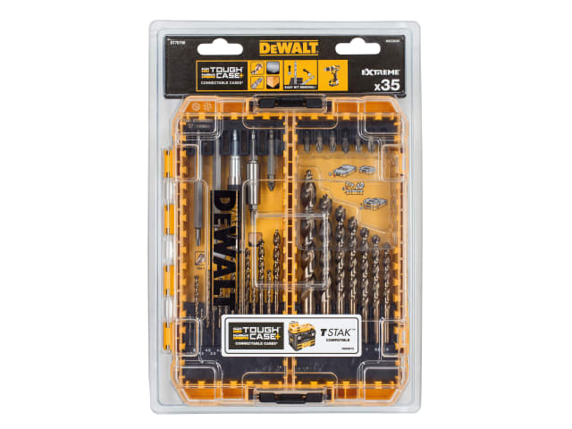 DT70756 Mixed Drill & Bit Set, 35 Piece