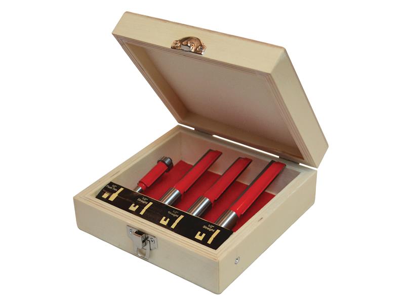 Router Bit Set for Worktop Jig, 4 Piece