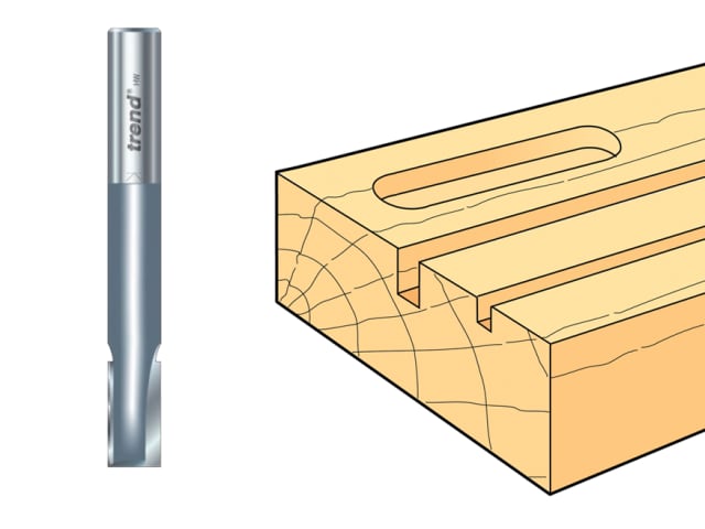 3/20L x 1/4 TCT Two Flute Pocket Cutter 6.3 x 16mm