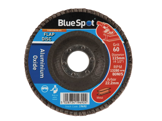 Sanding Flap Disc 115mm 60 Grit