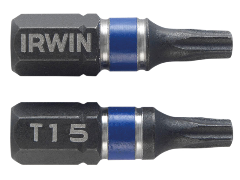 Impact Screwdriver Bits TORX TX15 25mm (Pack 2)