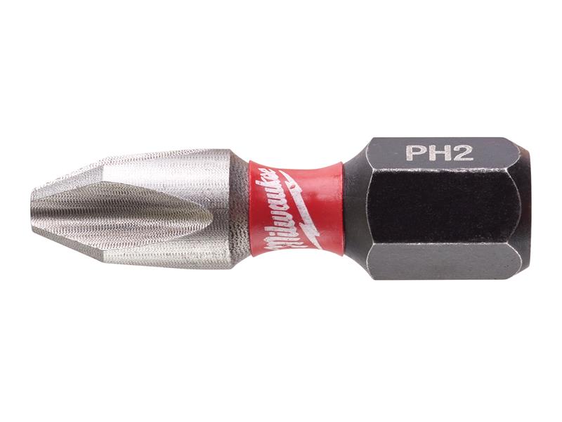 SHOCKWAVE Impact Duty Bits PH2 x 25mm (Pack 25)