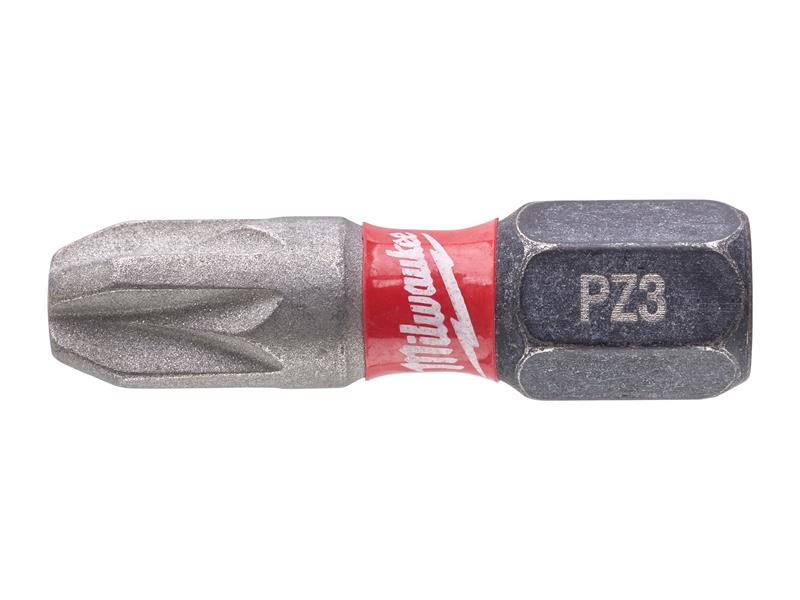 SHOCKWAVE Impact Duty Bits PZ3 x 25mm (Pack 25)