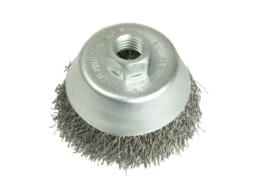 Cup Brush 80mm M14, 0.30 Stainless Steel Wire