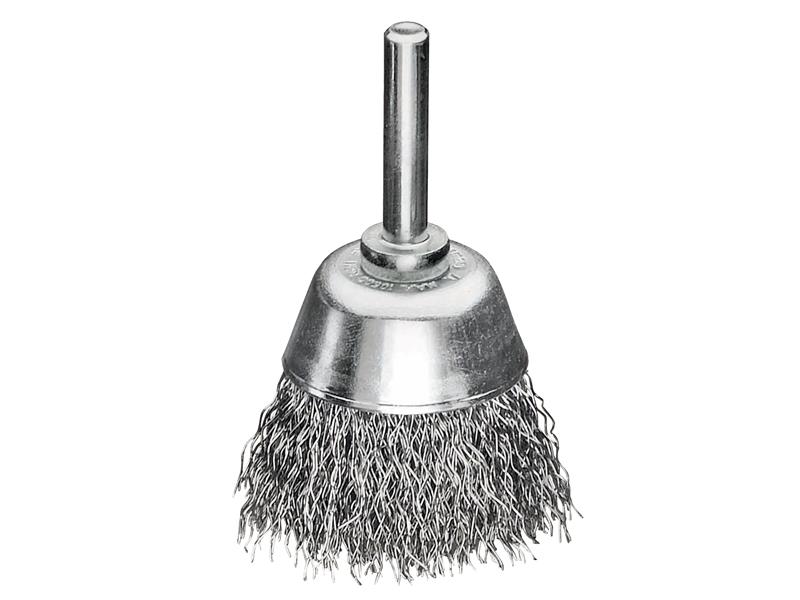 Cup Brush with Shank D40mm x H15mm, 0.30 Steel Wire