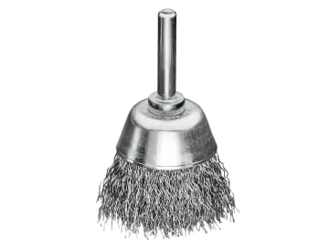 Cup Brush with Shank D50mm x H20mm, 0.30 Steel Wire