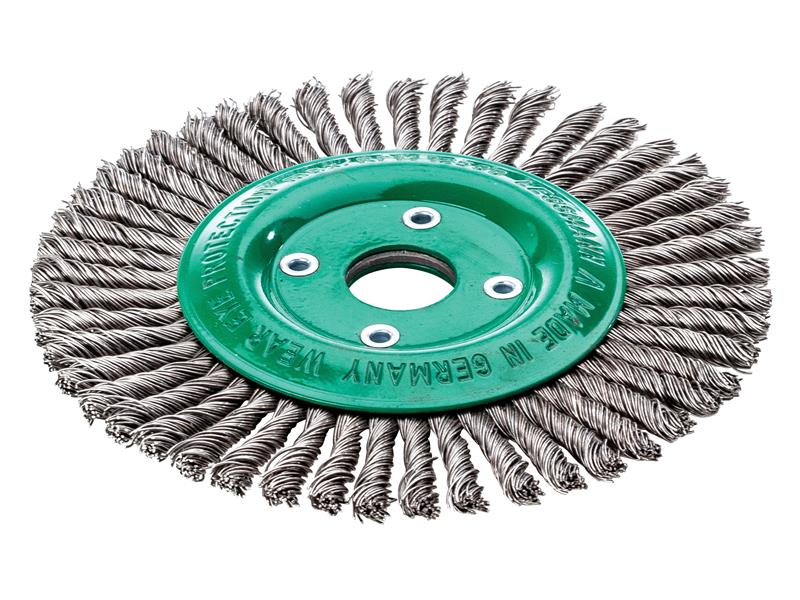 Pipeline Brush 40 Knots 125 x 22.2mm Bore Stainless Steel Wire