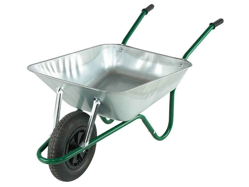 Boxed 85L Galvanised Easi-Load Builder's Wheelbarrow