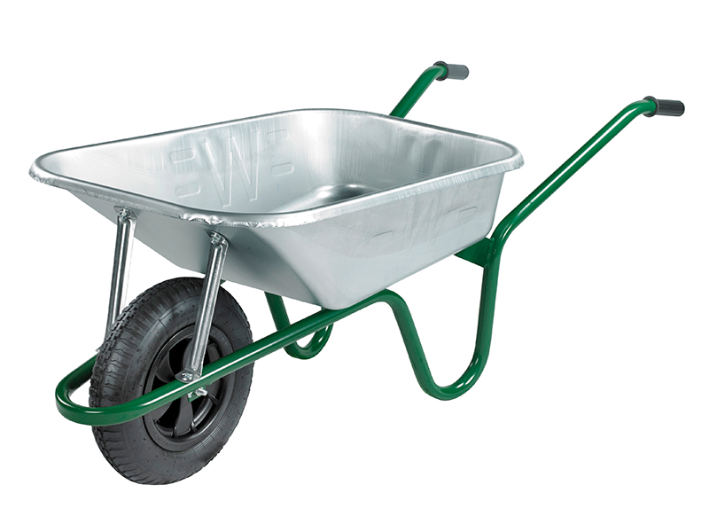 90L Galvanised Builder's Wheelbarrow