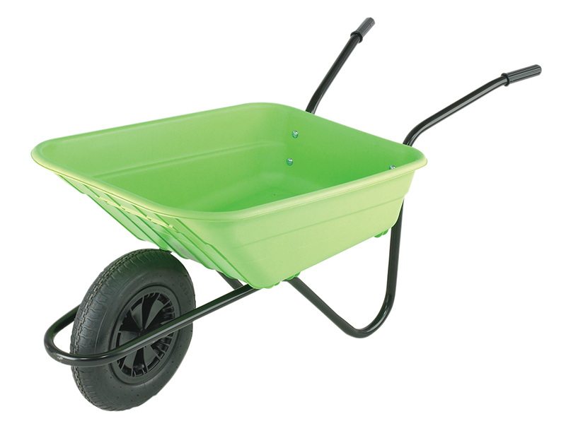 90L Lime Polypropylene Wheelbarrows