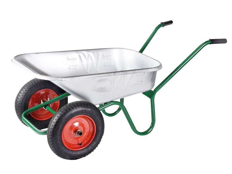 90L Galvanised Windsor Twin Wheelbarrow