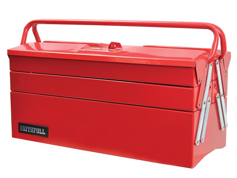 Metal Cantilever Toolbox - 5 Tray 40cm (16in)