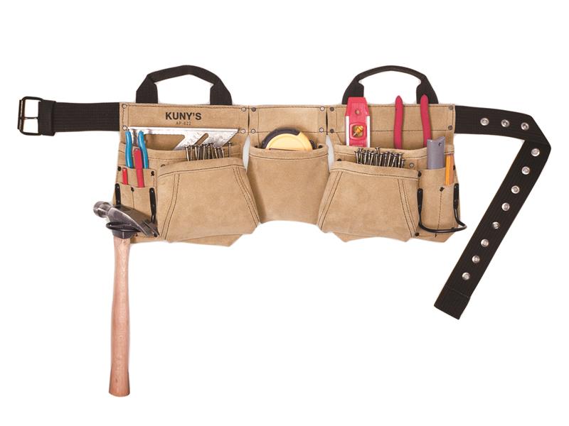 AP-622A Carpenter's Apron Split Grain Leather