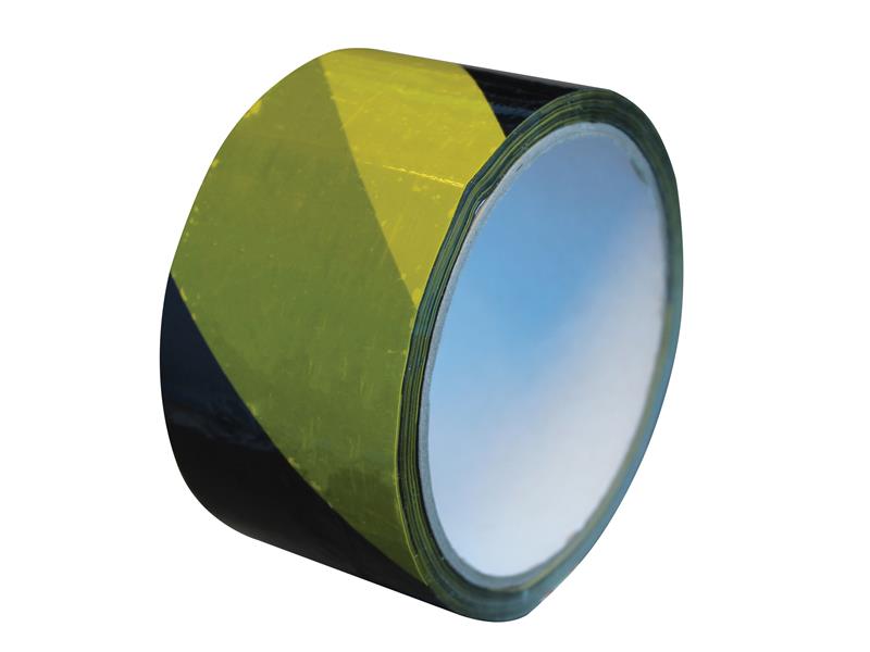 Economy Self-Adhesive Hazard Tape Black/Yellow 50mm x 33m