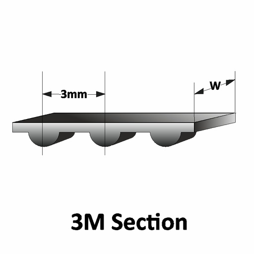 [GAT 9400-53269] Gates GT3 195 3MGT 15