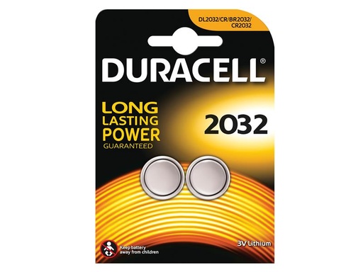 [DURCR2032] CR2032 Coin Lithium Battery (Pack 2)