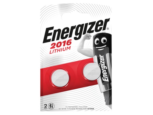 [ENG2016B2] CR2016 Coin Lithium Battery (Pack 2)