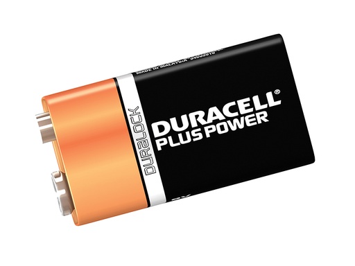 [DUR9VK2P] 9V Cell Plus Power MN1604/6LR6 Batteries (Pack 2)