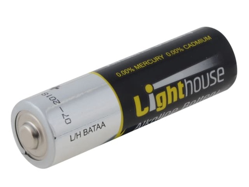 [L/HBATAA] AA LR6 Alkaline Batteries 2400 mAh (Pack 4)