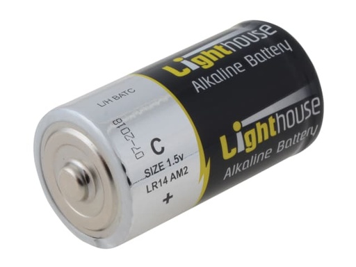 [L/HBATC] C LR14 Alkaline Batteries 6200 mAh (Pack 2)