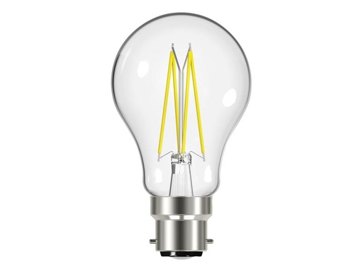 [ENGS12864] LED BC (B22) GLS Filament Non-Dimmable Bulb, Warm White 806 lm 6.7W