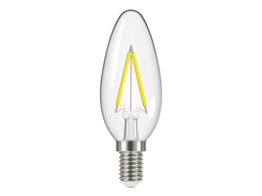 [ENGS12869] LED SES (E14) Candle Filament Non-Dimmable Bulb, Warm White 470 lm 4W