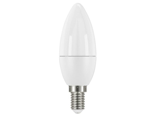 [ENGS8851] LED SES (E14) Opal Candle Non-Dimmable Bulb, Warm White 470 lm 5.2W