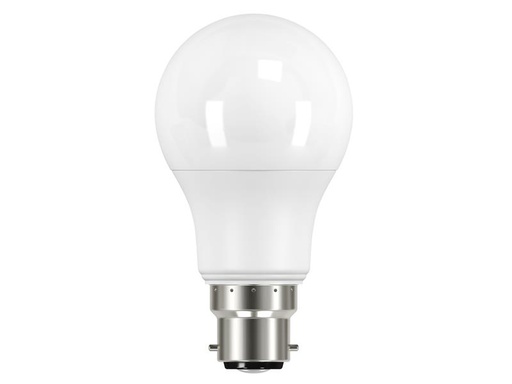 [ENGS8857] LED BC (B22) Opal GLS Non-Dimmable Bulb, Warm White 470 lm 5.5W