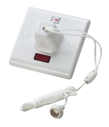 [CAR PL3331] 45A Pull Cord Ceiling Switch C/W Neon