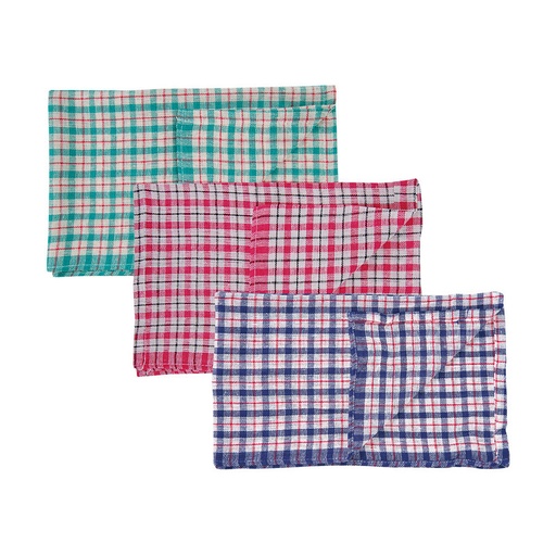 [RS 102751] Tea Towel Coloured Check 43x68cm