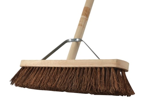 [FAIBRBAS18H] Stiff Bassine Broom 450mm (18in) + Handle & Stay