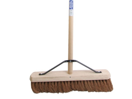 [FAIBRCOCO18H] Broom Soft Coco 450mm (18in) + Handle & Stay