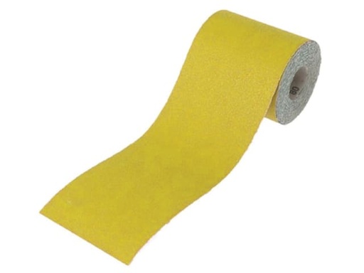 [FAIAR580Y] Aluminium Oxide Sanding Paper Roll Yellow 115mm x 5m 80G