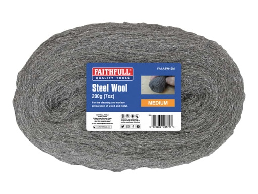 [FAIASW12M] Steel Wool Medium 200g