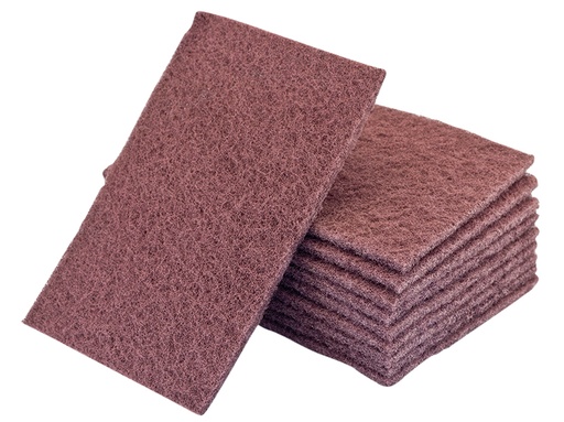 [FLE34005] Hand Pads Maroon Very Fine 230 x 150mm (Pack 10)