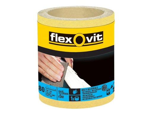 [FLV69909] High Performance Sanding Roll 115mm x 5m Extra Coarse 40G