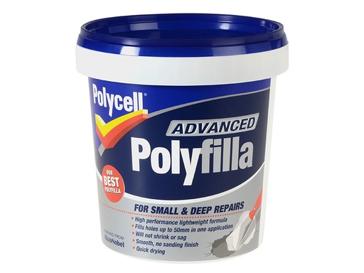 [PLCAPF600] Polyfilla Advance All In One Tub 600ml