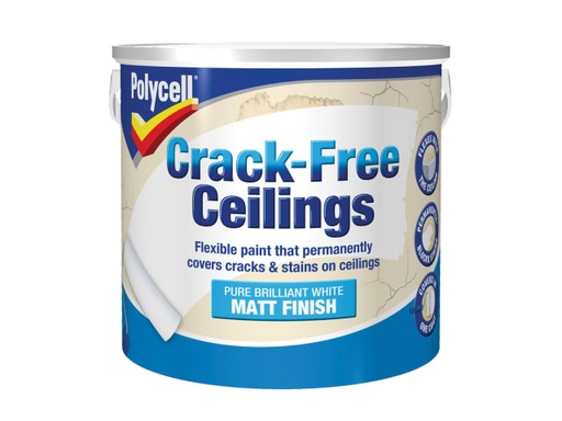 [PLCCFCSM25L] Crack-Free Ceilings Smooth Matt 2.5 litre