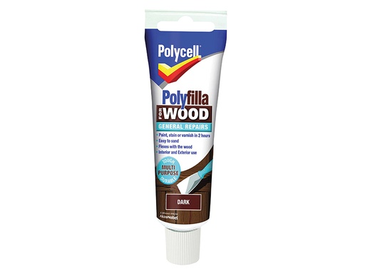 [PLCWGRD75] Polyfilla For Wood General Repairs Tube Dark 75g