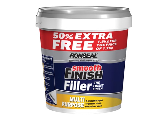 [RSLMPRMF12VP] Smooth Finish Multipurpose Wall Filler Ready Mixed 1.2kg +50%