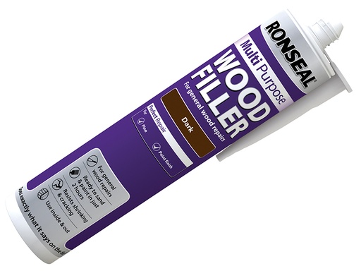 [RSLMPWFD310] Multipurpose Wood Filler Cartridge Dark 310ml