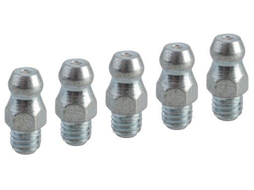 [FAIGGN6100M] Grease Nipple Straight M6 x 1.0 (Pack 5)