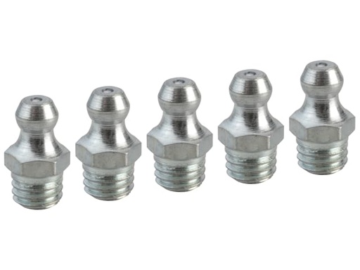 [FAIGGN8125M] Grease Nipple Straight M8 x 1.25 (Pack 5)