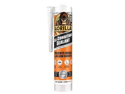 [GRGSEALWH295] Gorilla All Condition Sealant White 295ml