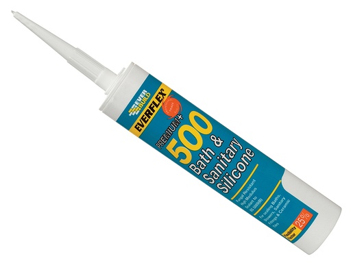 [EVB500GY] 500 Bath & Sanitary Silicone Sealant Manhattan Grey 290ml