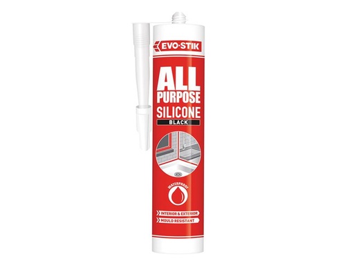 [EVOAPFSSBK] 112872 All Purpose Flex Silicone Sealant Black C20